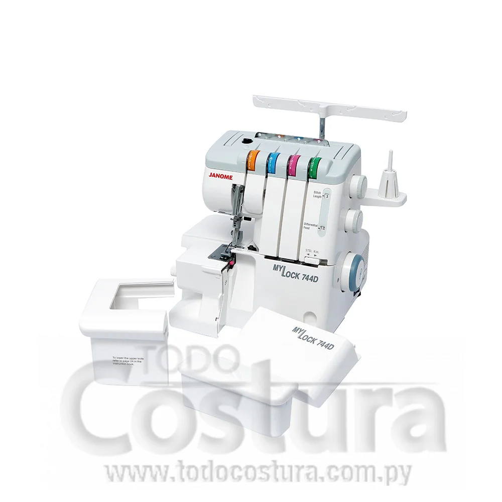 OVERLOCK FAMILIAR (4 HILOS) JANOME 744D